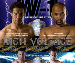 W1 MMA is back with a vengeance on October 10th, 2009 at the Robert Guertin Arena in Gatineau.