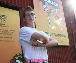 16 year old kickboxer Adam Turnbull says - I'm a tough guy, I wear pink and I wax!