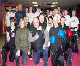 ProKick HQ had a surprise visitor today during the Saturday pads class in the form on Swiss kickboxing promoter Nicolas