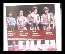 Reunion of the Fab four - Joe Lewis, Bill Wallace, Jeff Smith and Isaias Duenas, all won their world titles in 1974