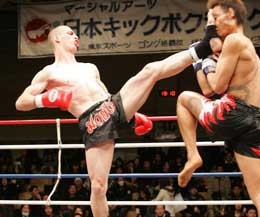 Loris Japon in action at the Corsican Cup 2007