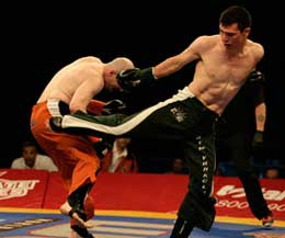 Action from the World Combat League