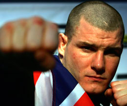 Britian's Michael Bisping before the fight with Henderson