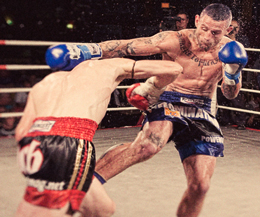 Famous Australian fighter Rob 'Axe Kick' Powdrill lost out in his bout for WKN World Title against French fighter Tavares