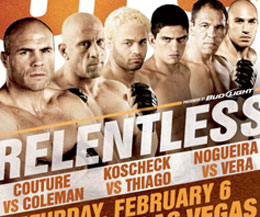 The 'Natural' Couture faces Mark 'The Hammer' Coleman in UFC 109