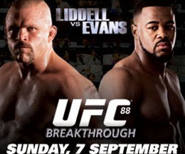 UFC 88 -Rashad Evans Ko’d Legend Chuck Liddell in the second round