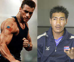 Van Damme is to face Olympic gold medalist,  Somluck Kamsing in a K-1 Muay-Thai kickboxing match set for March 2010